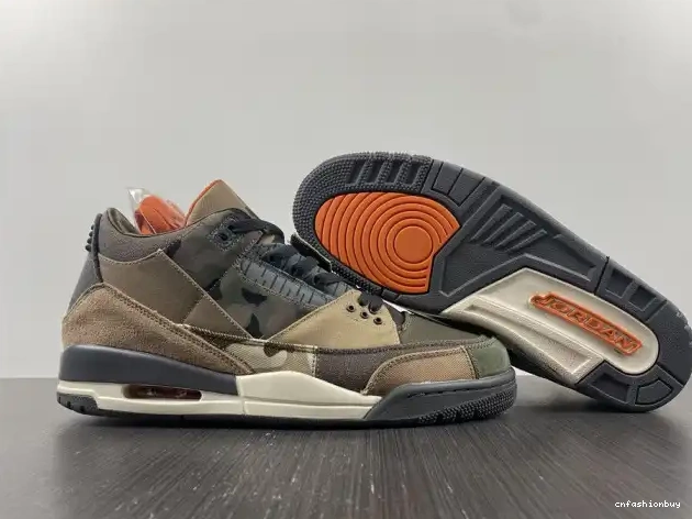 Air Retro 3 Patchwork Jordan DO1830-200 Camo 0611